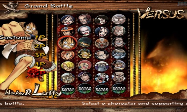 Unlock Karakter One Piece Grand Adventure PS2