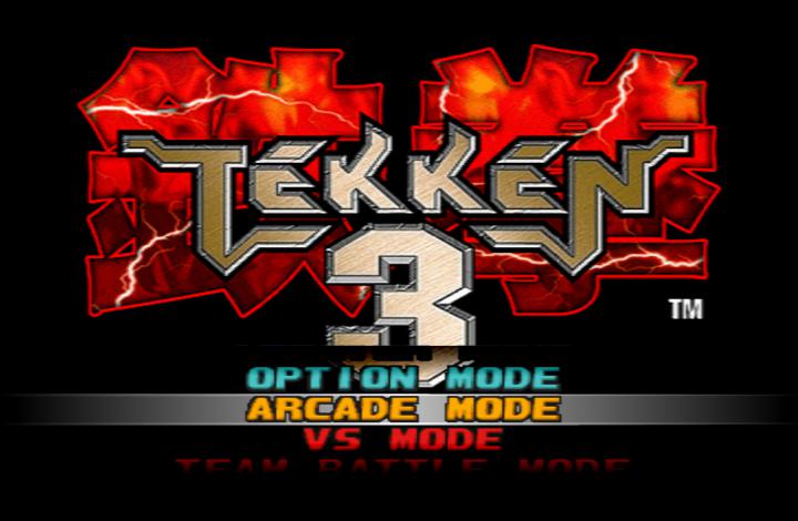 Title Menu Tekken 3 PS1