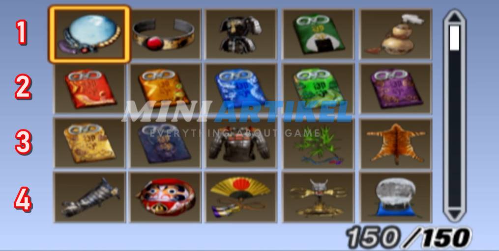 Fungsi Item Basara 2 PS2 Bagian 1