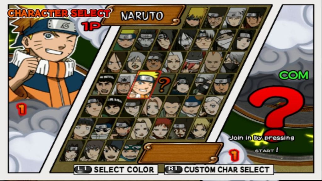 Semua Karakter Naruto Ultimate Ninja 3