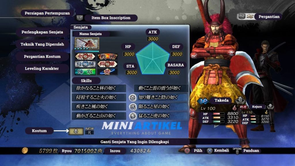 Persiapan Pertempuran - Basara 4 Sumeragi