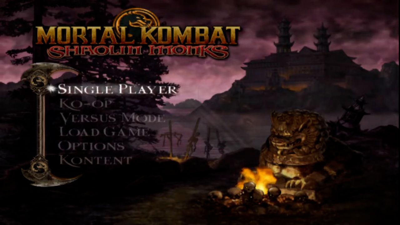 Cheat Mortal Kombat Shaolin Monks PS2 (Buka Semua Karakter)