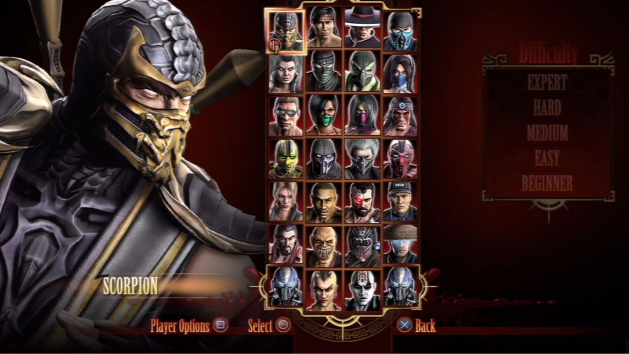 Cheat Mortal Kombat PS3 (MK 2011) - Scorpion