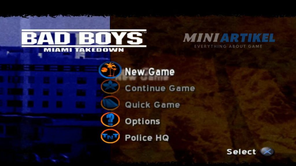 Main Menu - Cheat Bad Boys 2_ Miami Takedown